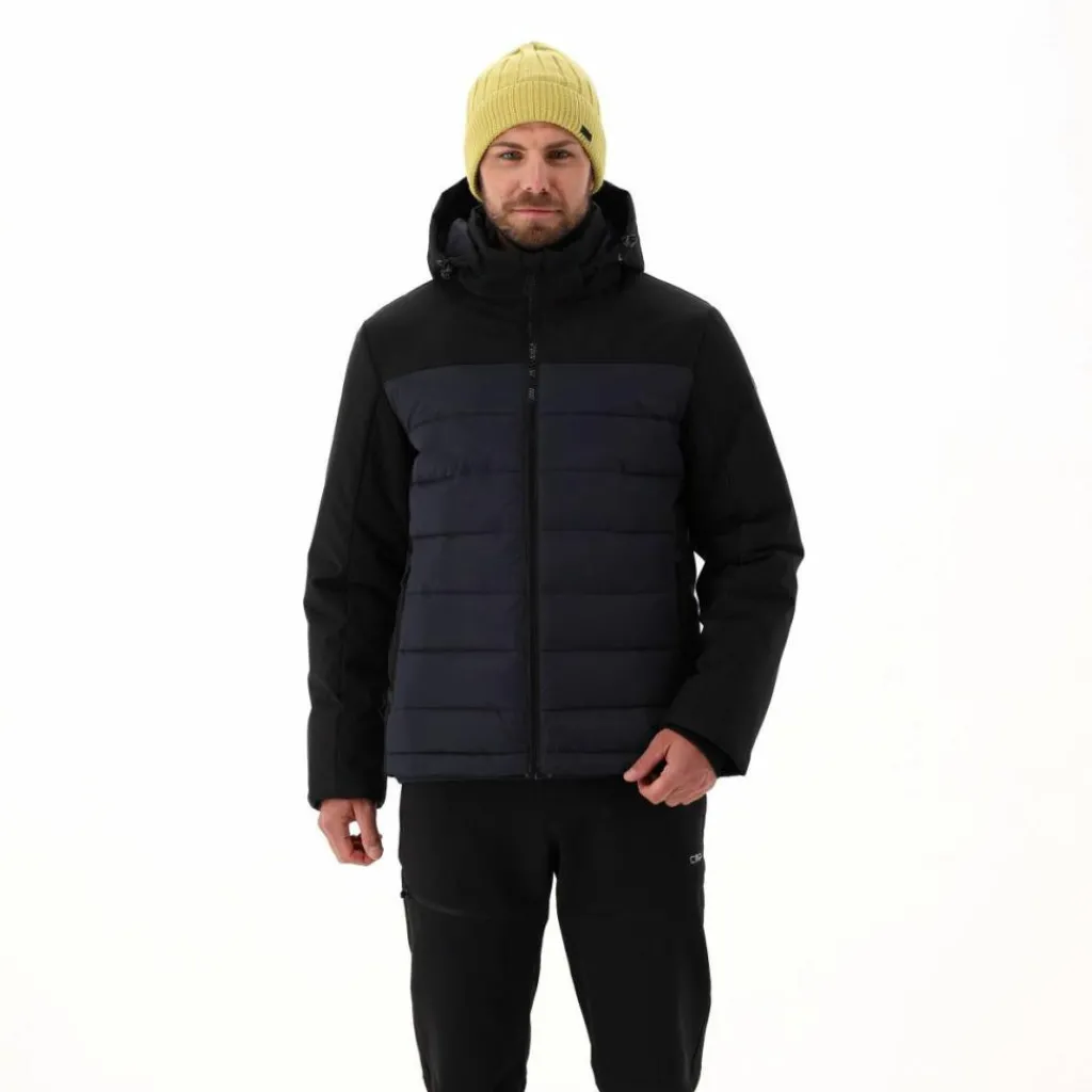 Wattierte Herrenjacke mit abnehmbarer Kapuze>CMP Clearance