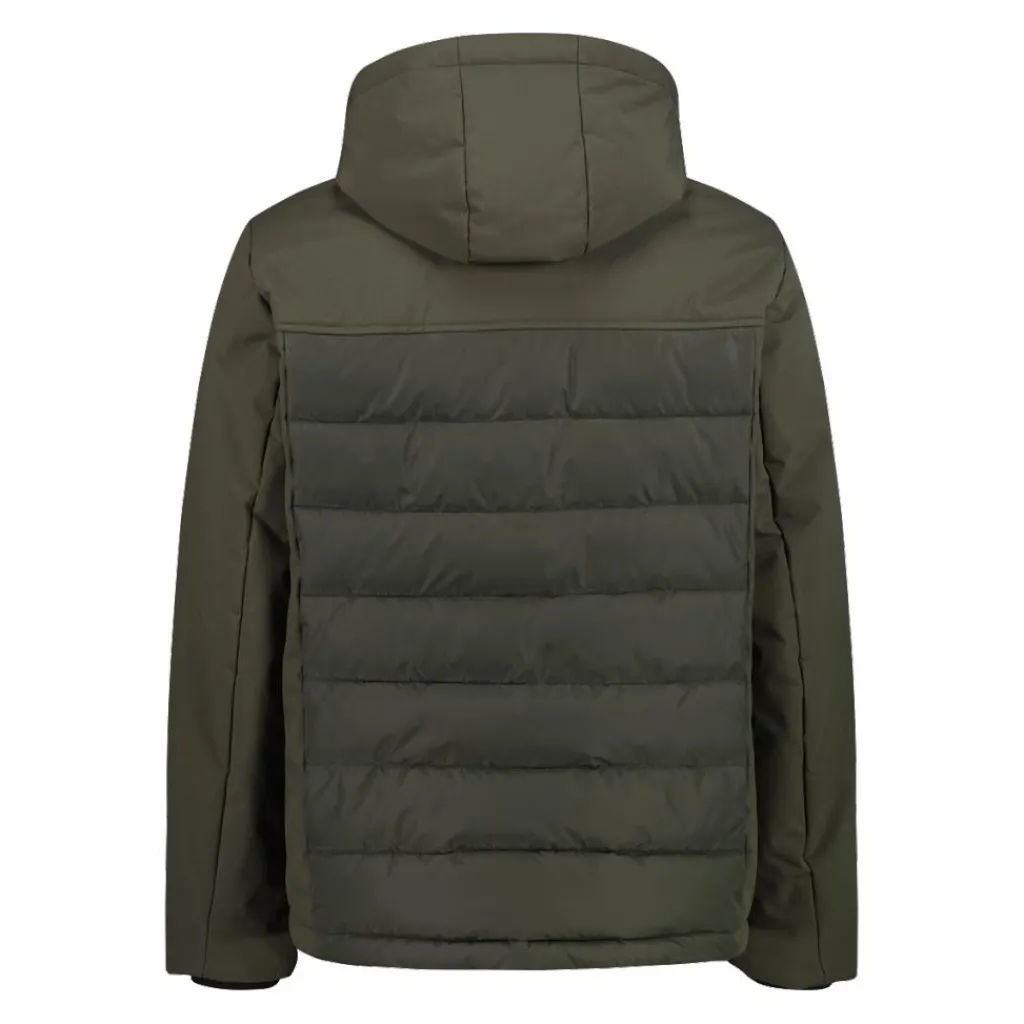Wattierte Herrenjacke mit abnehmbarer Kapuze>CMP Clearance