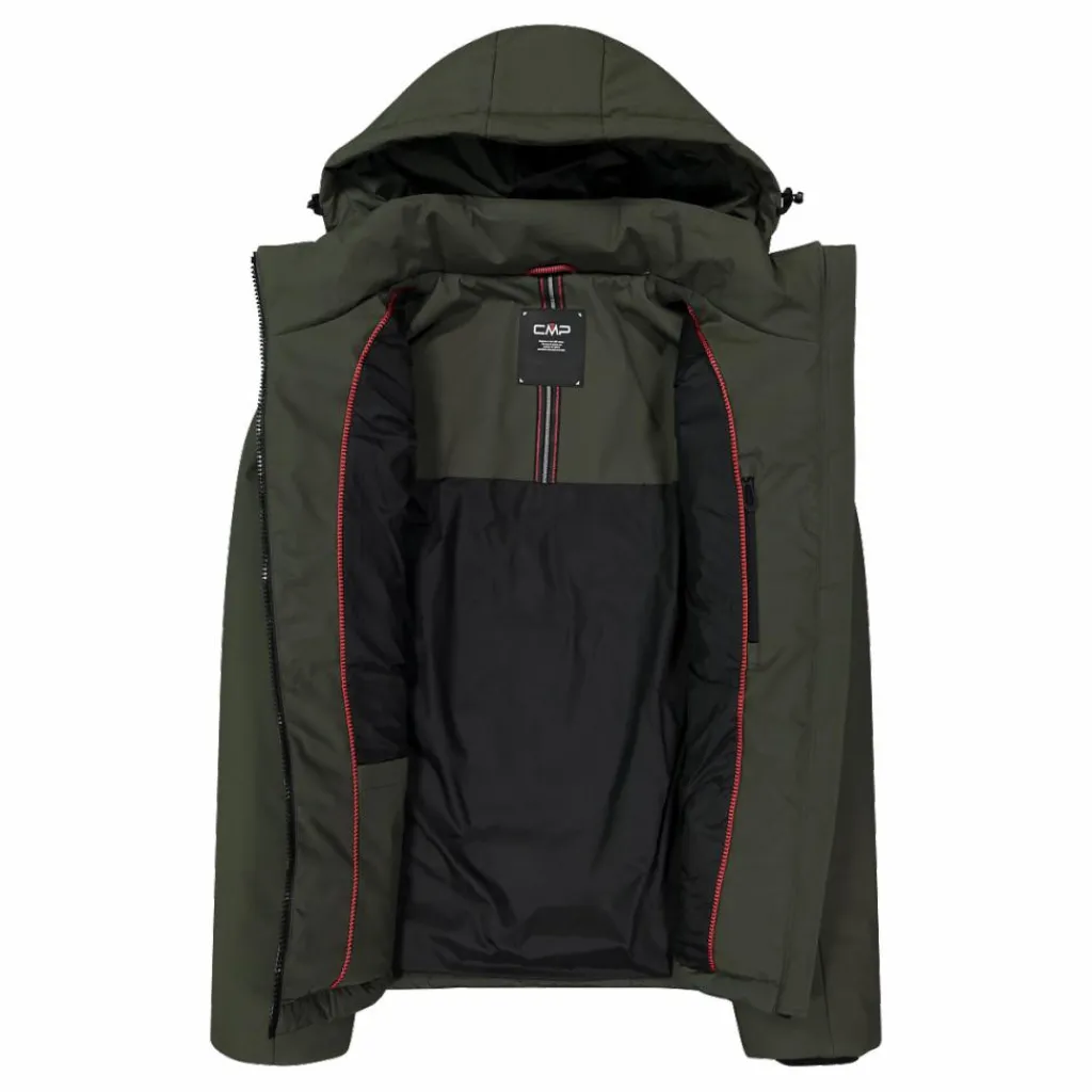 Wattierte Herrenjacke mit abnehmbarer Kapuze>CMP Clearance