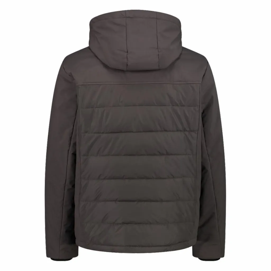 Wattierte Herrenjacke mit abnehmbarer Kapuze>CMP Clearance