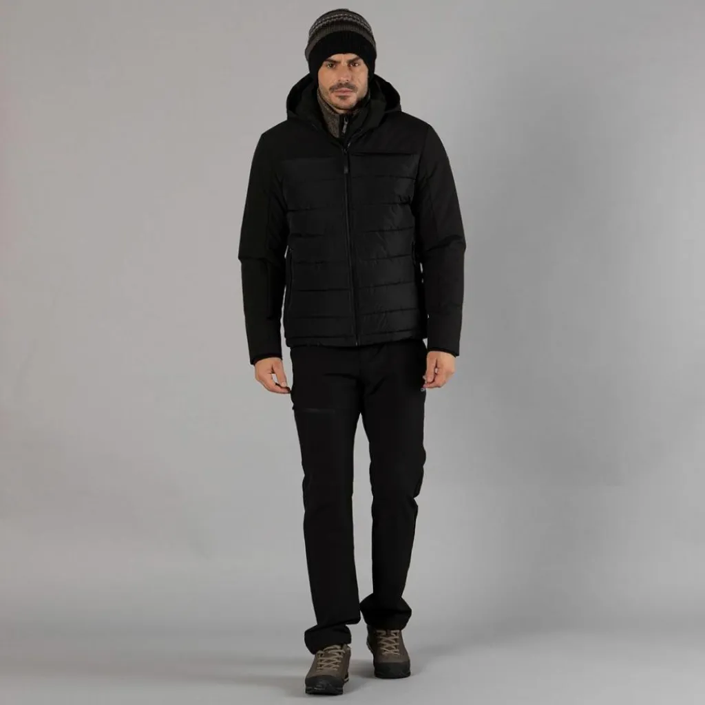 Wattierte Herrenjacke mit abnehmbarer Kapuze>CMP Clearance