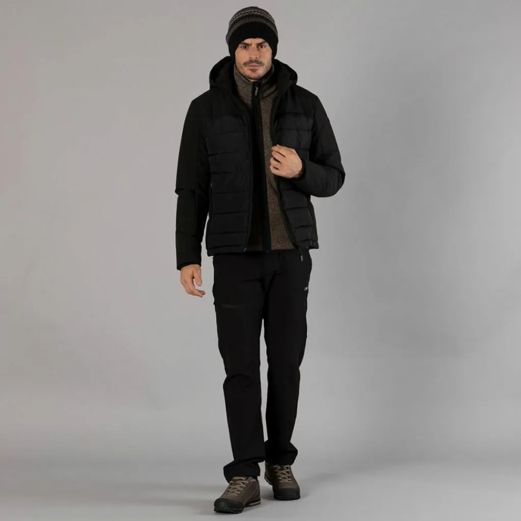 Wattierte Herrenjacke mit abnehmbarer Kapuze>CMP Clearance