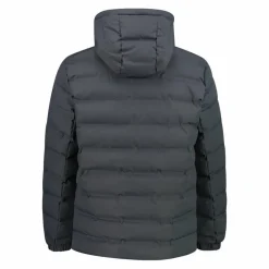 Wattierte Herrenjacke mit regulierbarer Kapuze><noscript><img width=