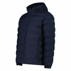 Wattierte Herrenjacke mit regulierbarer Kapuze><noscript><img width=