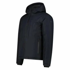 Wattierte Herrenjacke mit Kapuze><noscript><img width=
