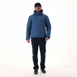 Wattierte Herrenjacke mit Kapuze><noscript><img width=