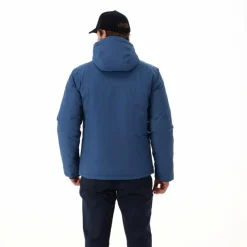 Wattierte Herrenjacke mit Kapuze><noscript><img width=