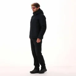 Wattierte Herrenjacke mit Kapuze><noscript><img width=