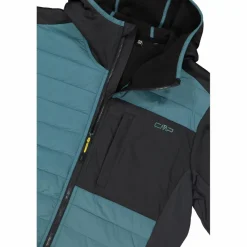 Wattierte Hybridjacke Unlimitech mit Kapuze für Herren><noscript><img width=