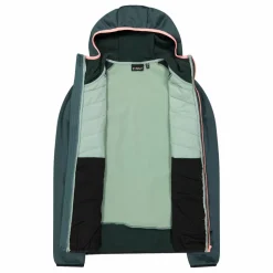Wattierte Hybrid-Kapuzenjacke Unlimitech für Damen><noscript><img width=