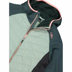 Wattierte Hybrid-Kapuzenjacke Unlimitech für Damen><noscript><img width=