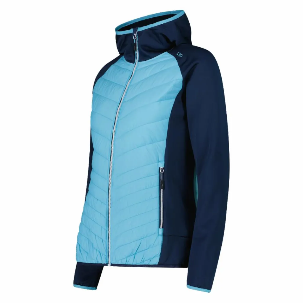 Wattierte Hybrid-Kapuzenjacke Unlimitech für Damen>CMP Online