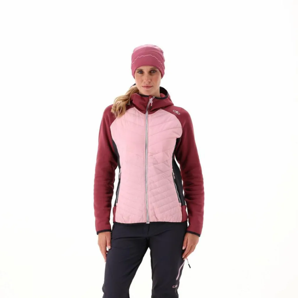 Wattierte Hybrid-Kapuzenjacke Unlimitech für Damen>CMP Online