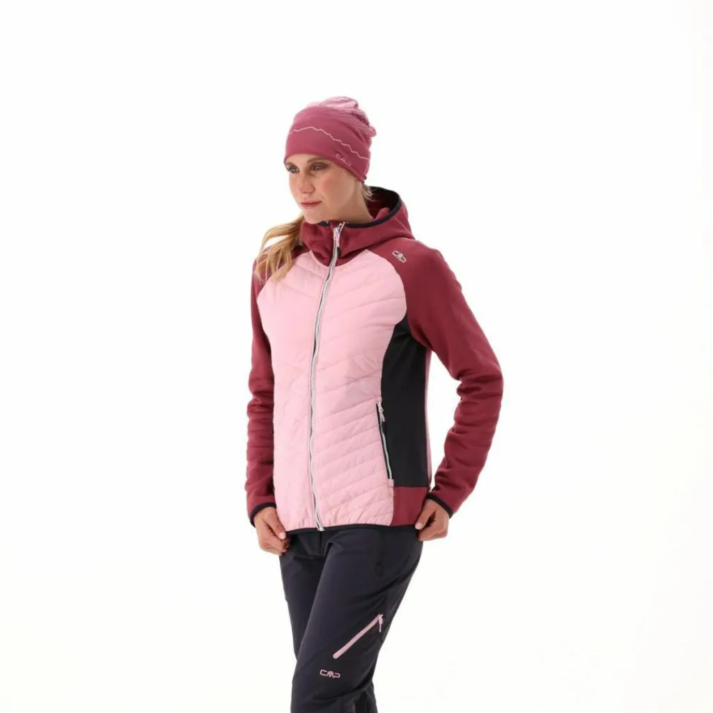 Wattierte Hybrid-Kapuzenjacke Unlimitech für Damen>CMP Online
