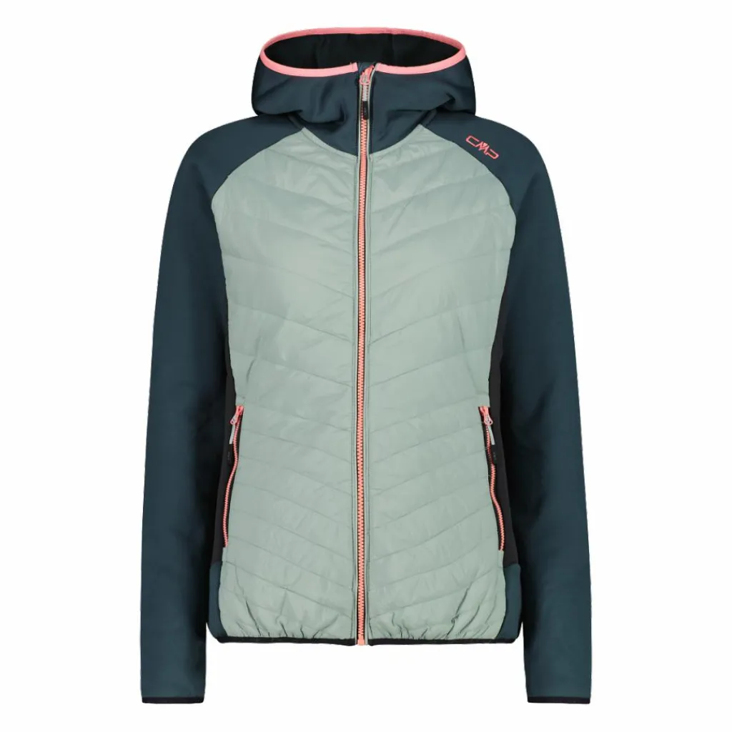 Wattierte Hybrid-Kapuzenjacke Unlimitech für Damen>CMP Online