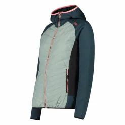 Wattierte Hybrid-Kapuzenjacke Unlimitech für Damen><noscript><img width=