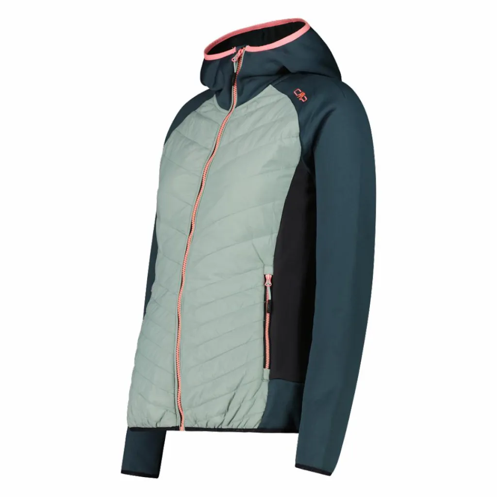 Wattierte Hybrid-Kapuzenjacke Unlimitech für Damen>CMP Online