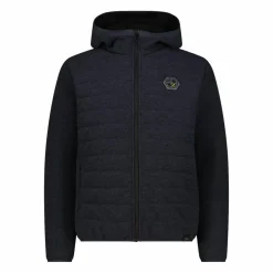 Wattierte Jacke aus Knit Tech für Herren mit Kapuze>CMP Discount