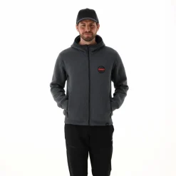 Wattierte Jacke aus Knit Tech für Herren mit Kapuze><noscript><img width=