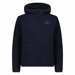 Wattierte Jacke aus Knit Tech für Herren mit Kapuze><noscript><img width=