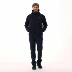 Wattierte Jacke aus Knit Tech für Herren mit Kapuze><noscript><img width=