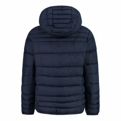 Wattierte Jungenjacke mit Kapuze><noscript><img width=
