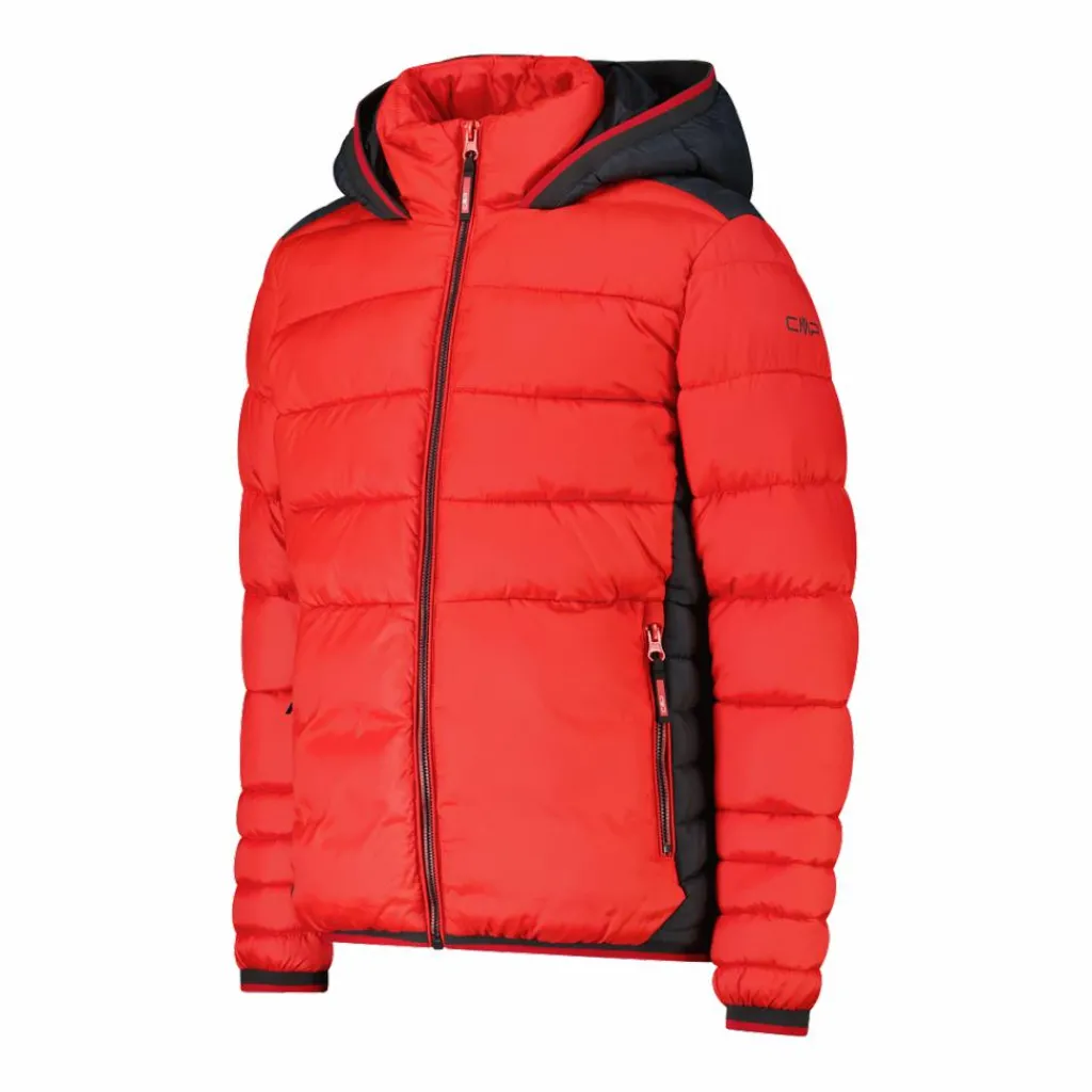 Wattierte Jungenjacke mit Kapuze>CMP Online