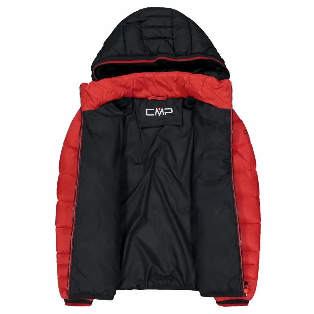 Wattierte Jungenjacke mit Kapuze>CMP Online