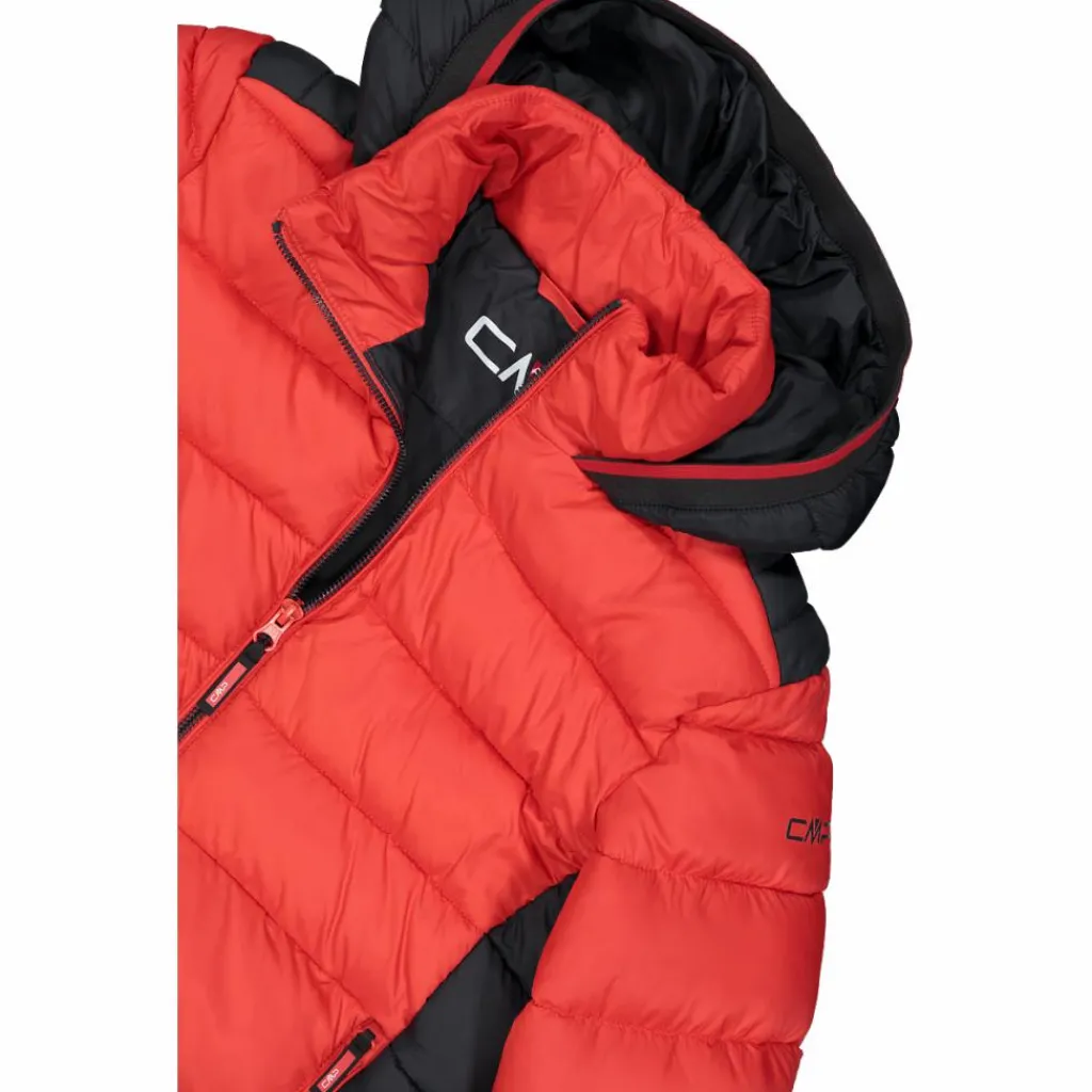 Wattierte Jungenjacke mit Kapuze>CMP Online