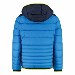 Wattierte Jungenjacke mit Kapuze><noscript><img width=