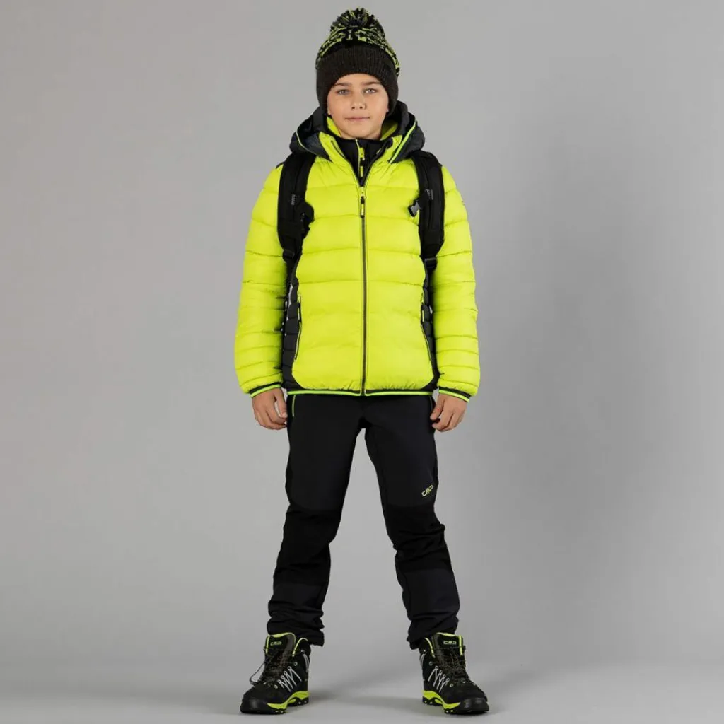 Wattierte Jungenjacke mit Kapuze>CMP Online