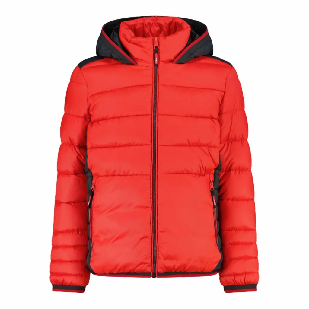 Wattierte Jungenjacke mit Kapuze>CMP Online