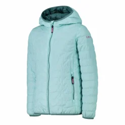 Wattierte Steppjacke mit Kapuze für Mädchen><noscript><img width=