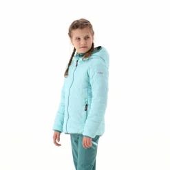 Wattierte Steppjacke mit Kapuze für Mädchen><noscript><img width=
