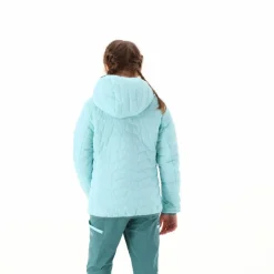 Wattierte Steppjacke mit Kapuze für Mädchen><noscript><img width=