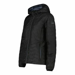 Wattierte Steppjacke mit Kapuze für Damen><noscript><img width=