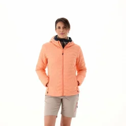 Wattierte Steppjacke mit Kapuze für Damen><noscript><img width=
