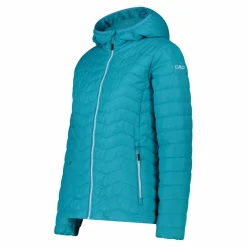Wattierte Steppjacke mit Kapuze für Damen><noscript><img width=