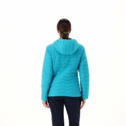 Wattierte Steppjacke mit Kapuze für Damen><noscript><img width=