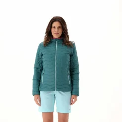 Wattierte Steppjacke mit Kapuze für Damen><noscript><img width=