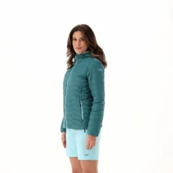 Wattierte Steppjacke mit Kapuze für Damen><noscript><img width=
