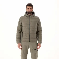Wattierte Steppjacke mit Kapuze für Herren><noscript><img width=