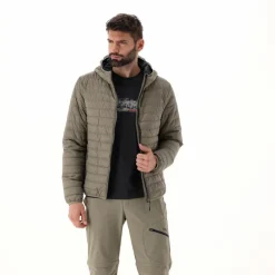 Wattierte Steppjacke mit Kapuze für Herren><noscript><img width=