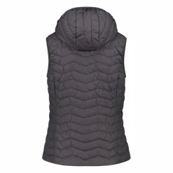 Wattierte Weste mit Kapuze für Damen><noscript><img width=