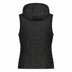 Wattierte Weste mit Kapuze für Damen><noscript><img width=