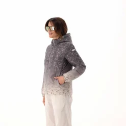 Wendejacke mit Muster für Damen><noscript><img width=