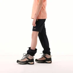 Zip-Off-Mädchenhose aus Stretchgewebe><noscript><img width=