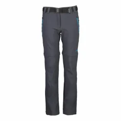 Zip-Off-Mädchenhose aus Stretchgewebe><noscript><img width=