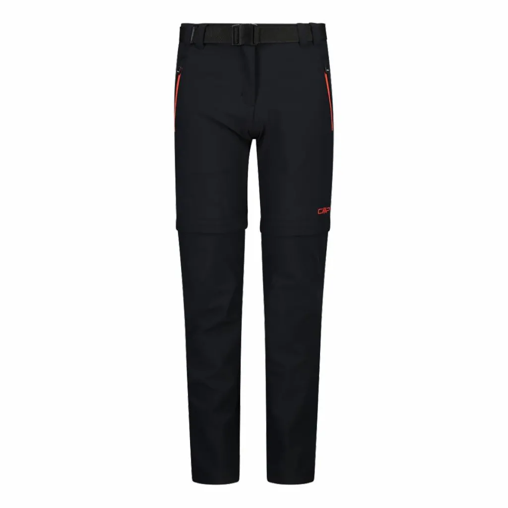 Zip-Off-Mädchenhose aus Stretchgewebe>CMP Hot