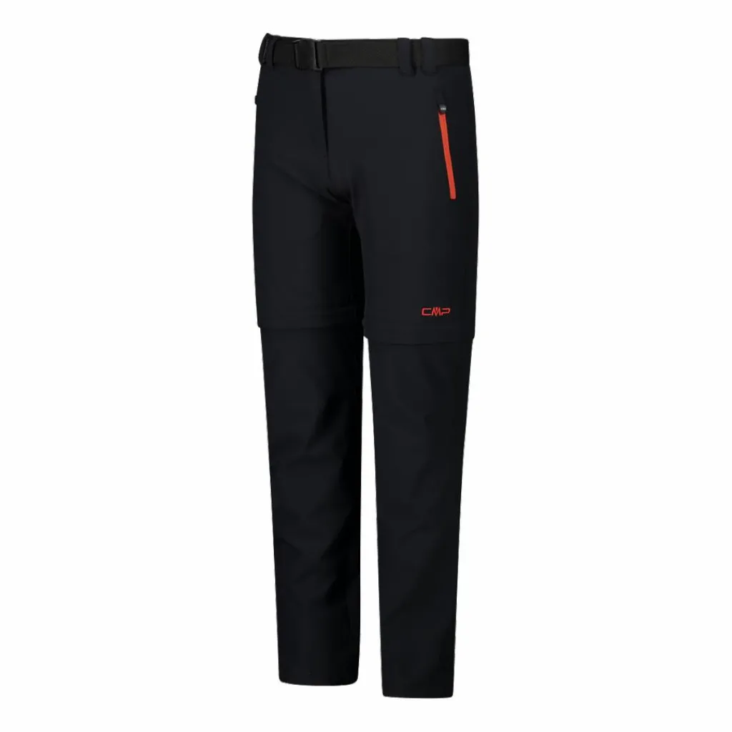 Zip-Off-Mädchenhose aus Stretchgewebe>CMP Hot